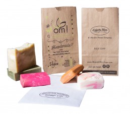 Paper bags for packaging soap