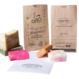 Paper bags for packaging soap