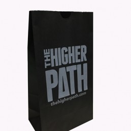 Dispensary Bag - Black Custom Printed