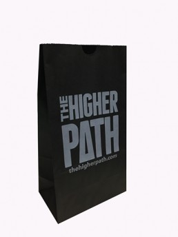 Dispensary Bag - Black Custom Printed