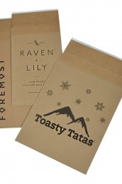 Printed Eco-Natural® 100% recycled shipping bags