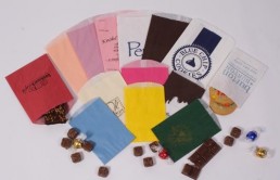 Gourmet Bags - Colors Custom Printed and Stock Unprinted Fan