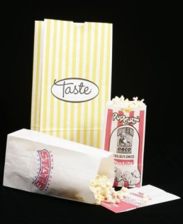 SOS Bags - White Custom Printed Popcorn 2