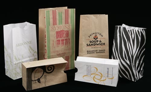 25pcs/pack Kraft Paper Bag, Brown Paper Lunch Bags -Disposable SOS