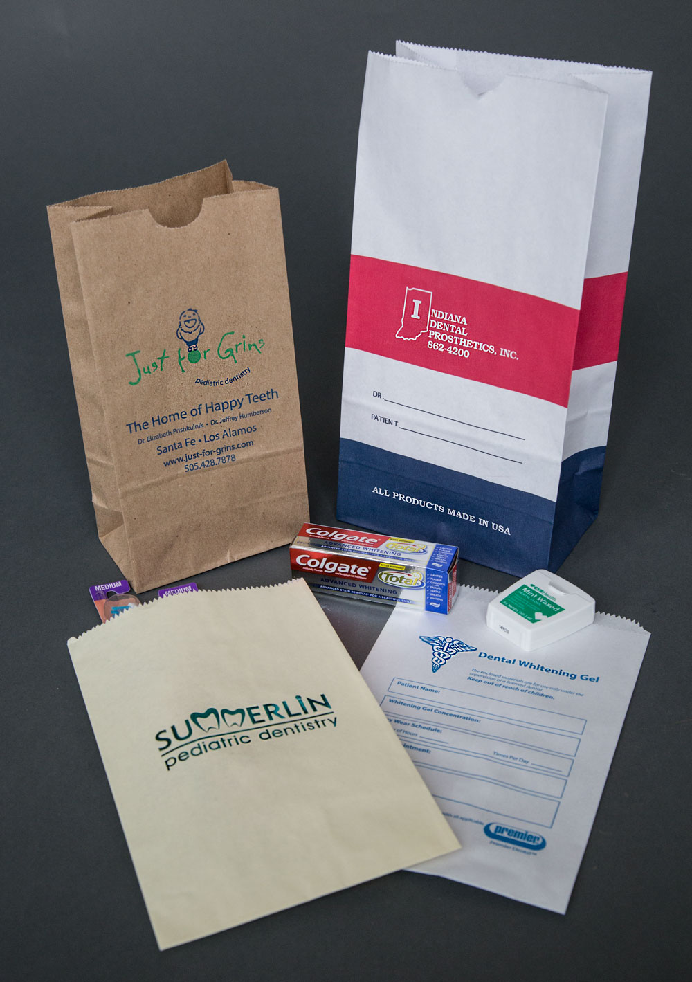 Custom Printed Bags for Dentist Office