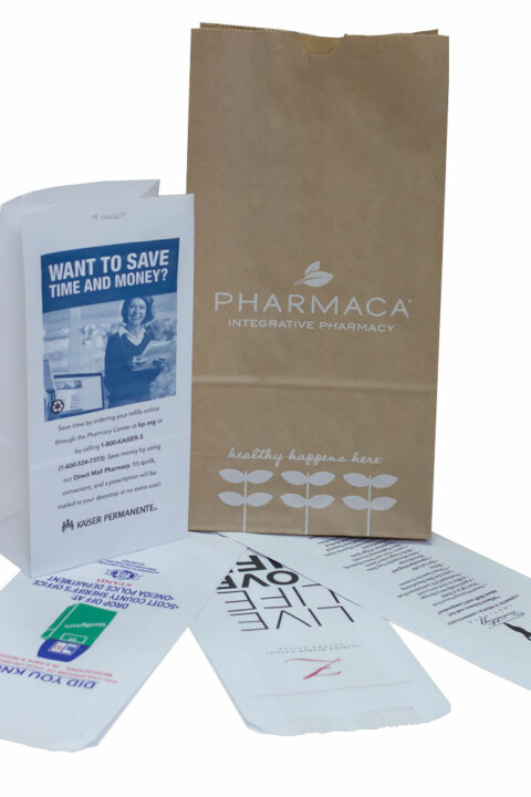 Custom Printed Pharmacy Paper Bags