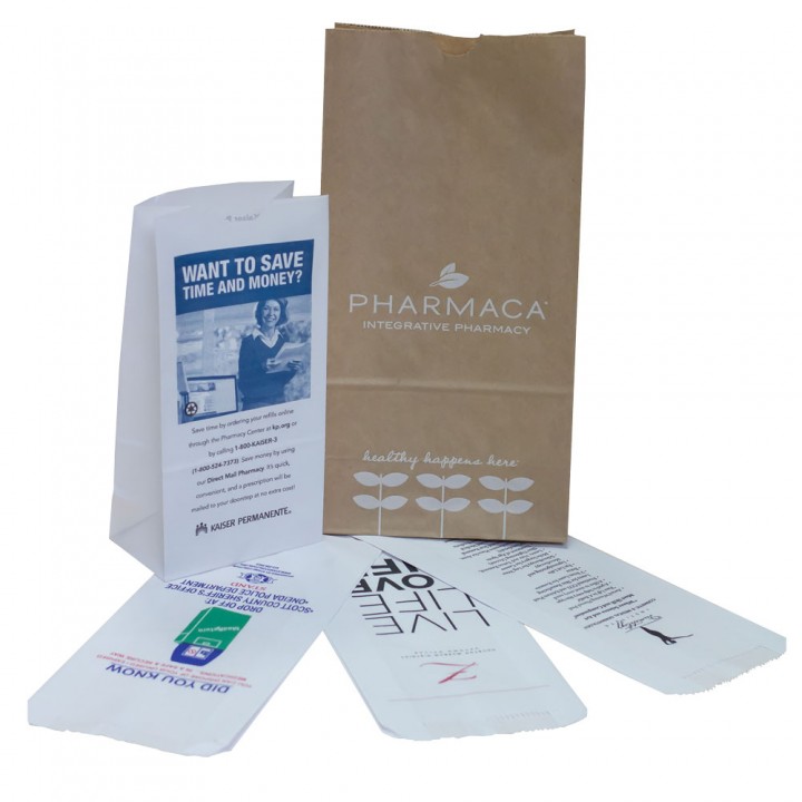 Custom Printed Pharmacy Paper Bags