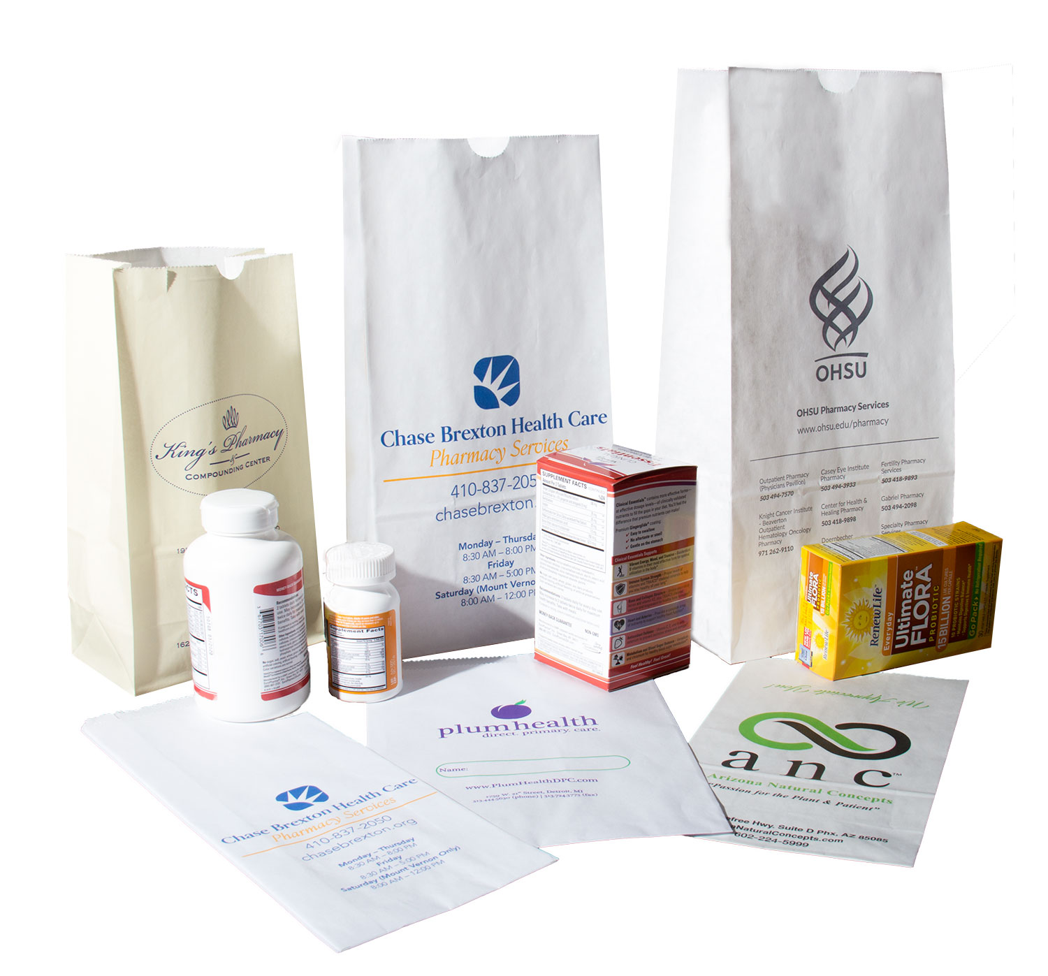 Custom pharmacy online bags