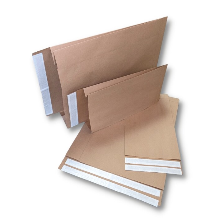 Image of Eco-Natural Lite paper shipping bags and mailers.