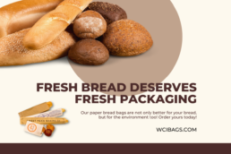 Paper bread bags available from Wisconsin Converting, Inc.