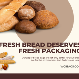 Paper bread bags available from Wisconsin Converting, Inc.