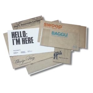 Photo of printed Dura-Bag shipping bags from Wisconsin Converting, Inc.