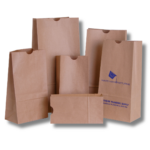 Image of various sized paper hardware bags.