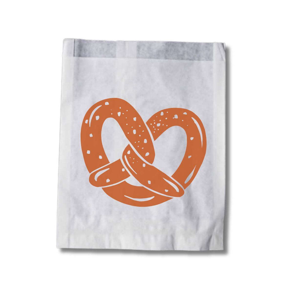 Image of a paper pretzel bag.