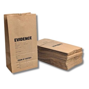Photo of bulk paper evidence bags.