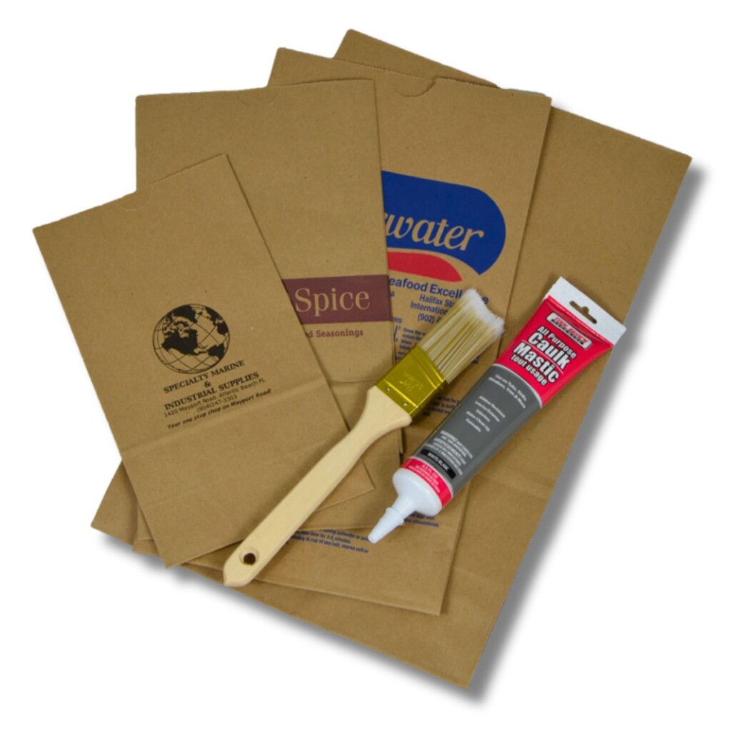 Photo of heavy duty paper hardware bags.
