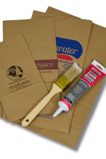 Photo of heavy duty paper hardware bags.