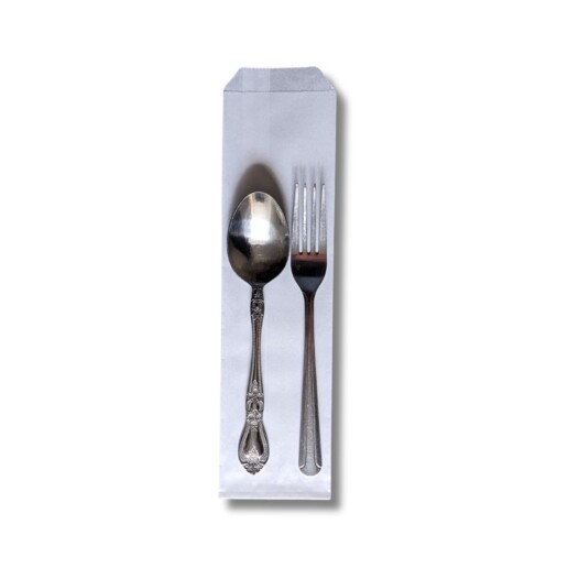 Image of paper silverware sleeve bag.