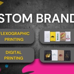 Image of various printing methods for customized branding.