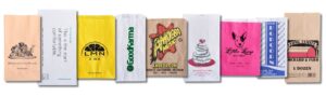 Image of post printed paper bags.