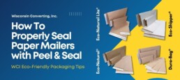 How to seal paper mailers with Peel and Seal from Wisconsin Converting, Inc.