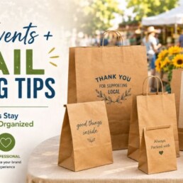 Retail packaging for summer events.